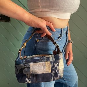 Rare patchwork Coach mini bag
